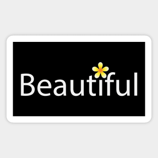 Beautiful text design Magnet